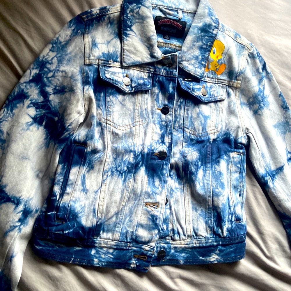 Item is medium size Jean jacket